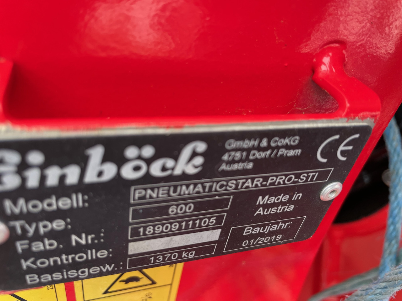 Einböck Pneumaticstar Pro 600 STI - Sēšanas tehnika: foto 2 Einböck Pneumaticstar Pro 600 STI - Sēšanas tehnika: foto 2