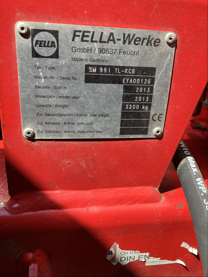 Fella 991 TL-KCB - Pļāvējs: foto 4 Fella 991 TL-KCB - Pļāvējs: foto 4