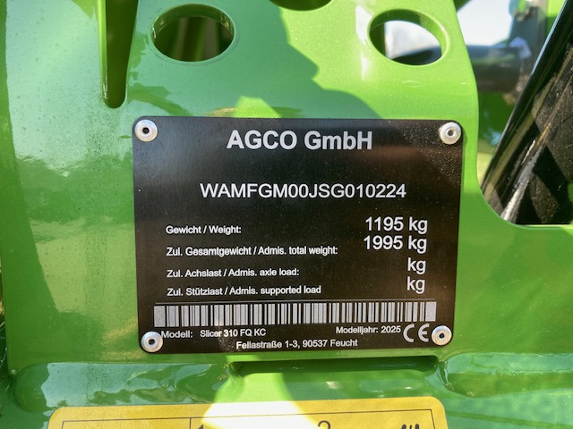 Fendt Slicer 310 FQ KC - Pļāvējs: foto 2 Fendt Slicer 310 FQ KC - Pļāvējs: foto 2