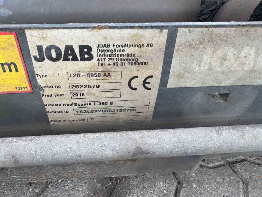 JOAB HOOK LOADER SYSTEM L20 - 5950 AA - Būvgružu konteineru/ Pacēlāji ar āķi sistēma: foto 2 JOAB HOOK LOADER SYSTEM L20 - 5950 AA - Būvgružu konteineru/ Pacēlāji ar āķi sistēma: foto 2