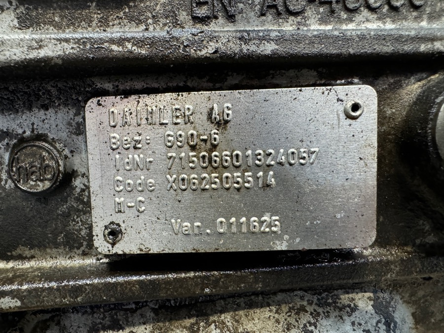 MERCEDES GEARBOX G90-6 // 715066 - Pārnesumkārba - Kravas automašīna: foto 1 MERCEDES GEARBOX G90-6 // 715066 - Pārnesumkārba - Kravas automašīna: foto 1