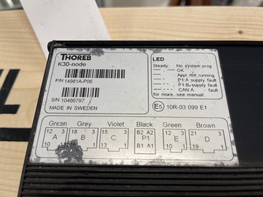 THOREB K30-NODE - Elektrosistēma - Kravas automašīna: foto 2 THOREB K30-NODE - Elektrosistēma - Kravas automašīna: foto 2