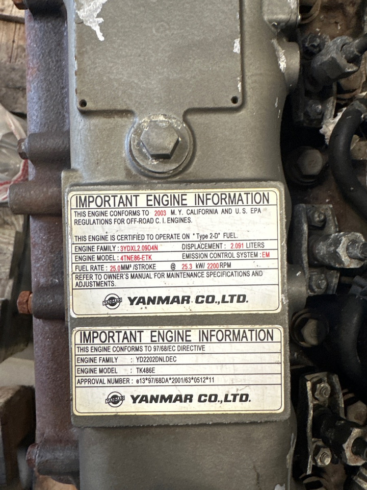 YANMAR TK486E - Dzinējs - Kravas automašīna: foto 4 YANMAR TK486E - Dzinējs - Kravas automašīna: foto 4