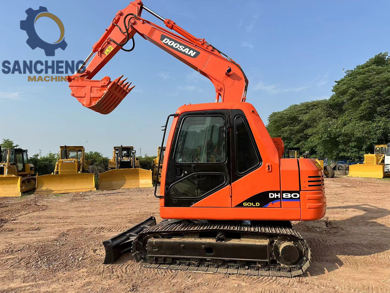 DOOSAN DH80 Mini Excavator - Kāpurķēžu ekskavators: foto 1 DOOSAN DH80 Mini Excavator - Kāpurķēžu ekskavators: foto 1