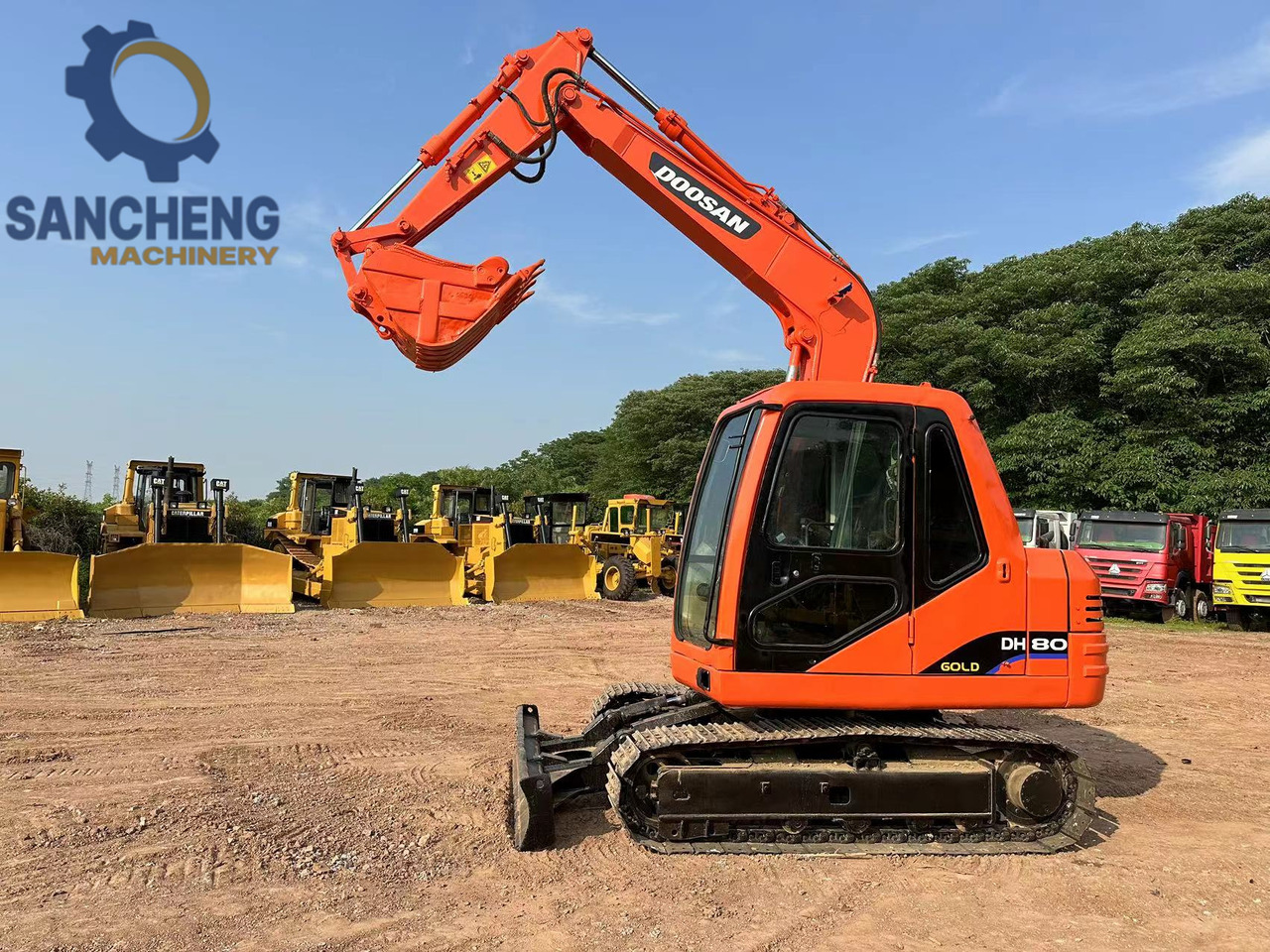 DOOSAN DH80 Mini Excavator - Kāpurķēžu ekskavators: foto 5 DOOSAN DH80 Mini Excavator - Kāpurķēžu ekskavators: foto 5