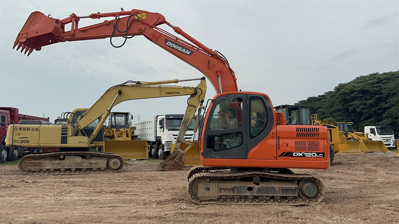 Doosan DX120 - Kāpurķēžu ekskavators: foto 2 Doosan DX120 - Kāpurķēžu ekskavators: foto 2