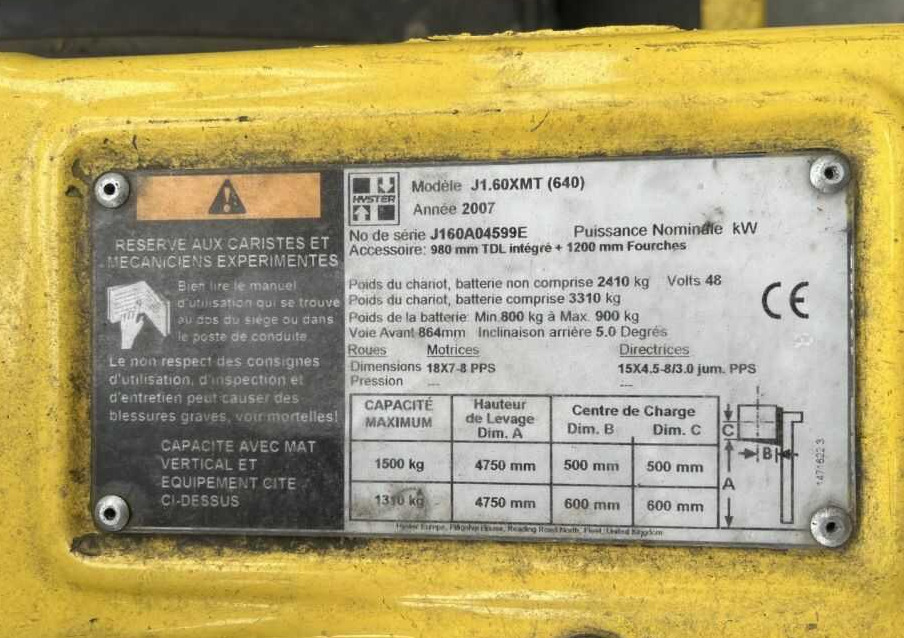 Hyster J1.6XMT - Elektroiekrāvējs: foto 4 Hyster J1.6XMT - Elektroiekrāvējs: foto 4