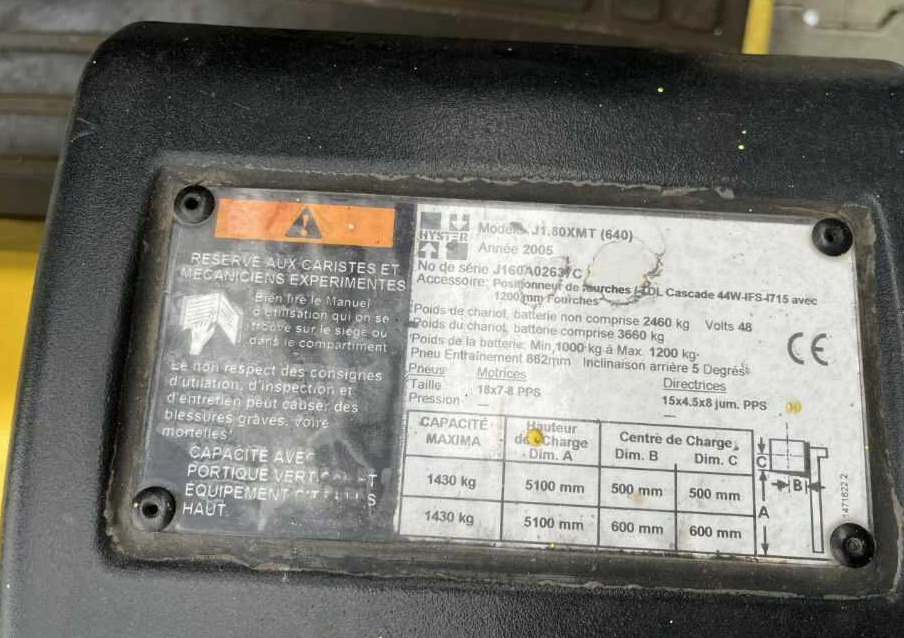 Hyster J1.80XMT - Elektroiekrāvējs: foto 4 Hyster J1.80XMT - Elektroiekrāvējs: foto 4