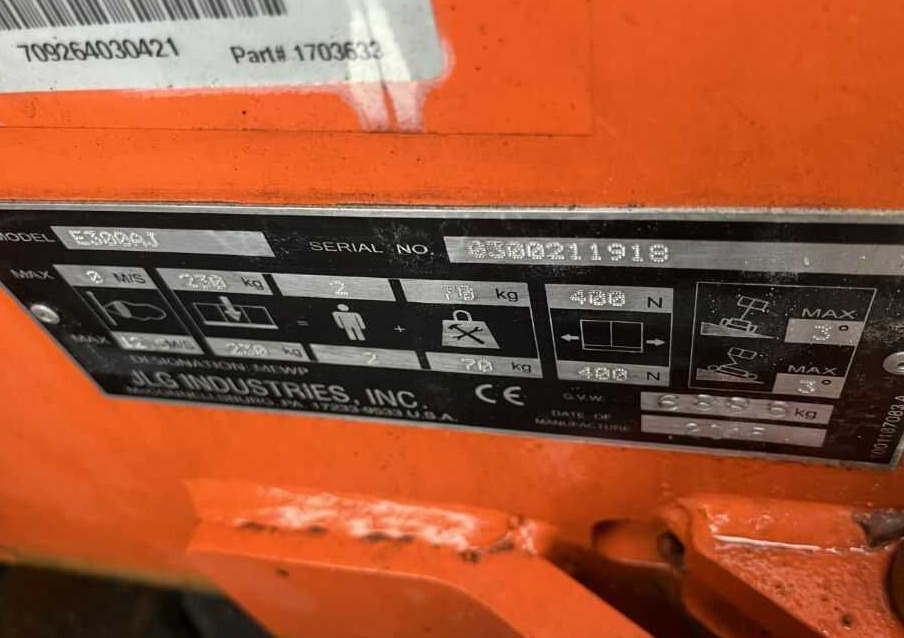 JLG E300AJ - Izlices pacēlājs: foto 4 JLG E300AJ - Izlices pacēlājs: foto 4