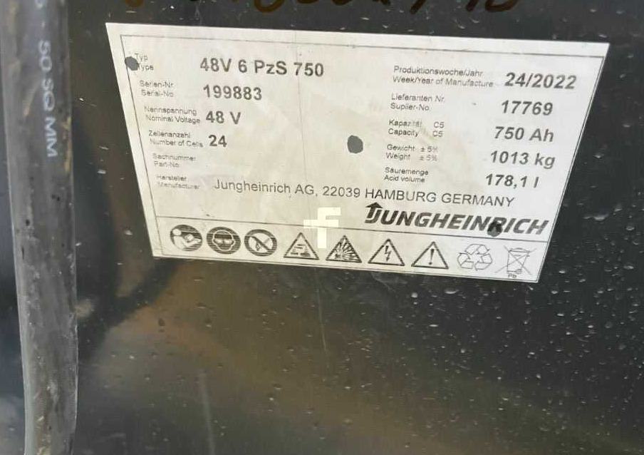 Jungheinrich EFG220 - Elektroiekrāvējs: foto 5 Jungheinrich EFG220 - Elektroiekrāvējs: foto 5