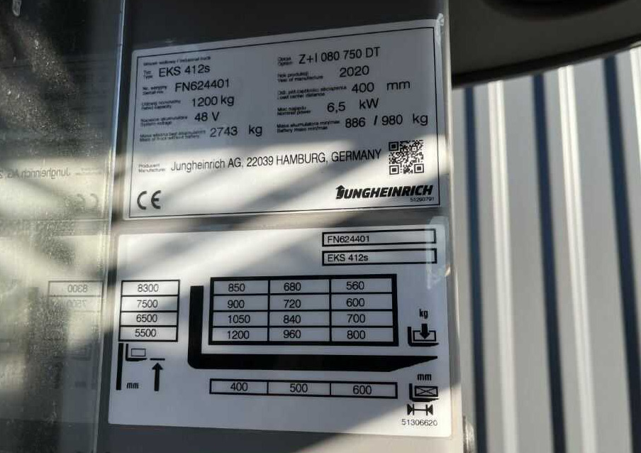 Jungheinrich EKS412s - Komplektētājs: foto 4 Jungheinrich EKS412s - Komplektētājs: foto 4