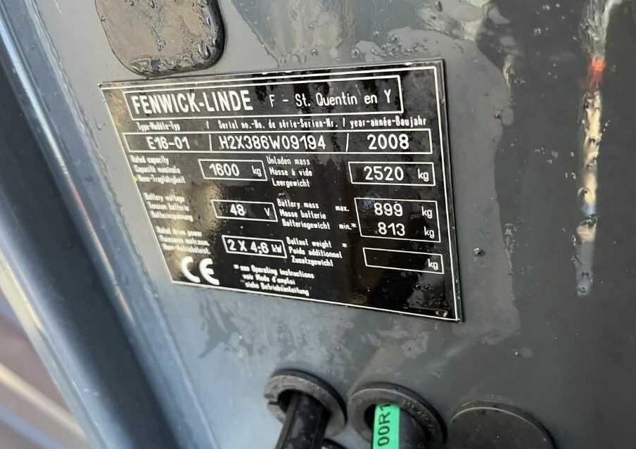 Linde E16-01 - Elektroiekrāvējs: foto 4 Linde E16-01 - Elektroiekrāvējs: foto 4