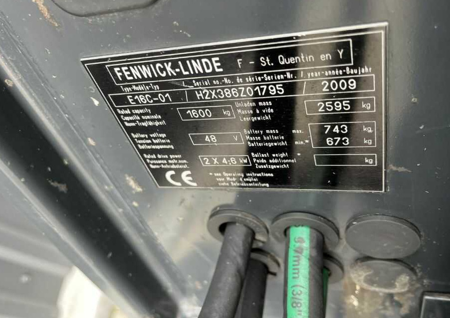 Linde E16C-01 - Elektroiekrāvējs: foto 4 Linde E16C-01 - Elektroiekrāvējs: foto 4