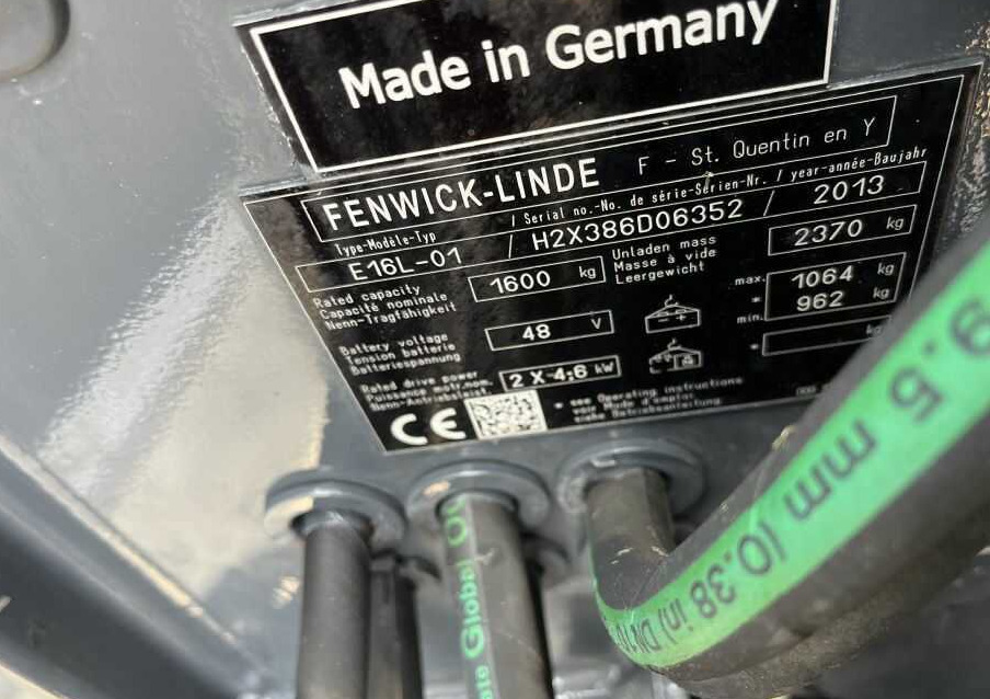Linde E16L - Elektroiekrāvējs: foto 4 Linde E16L - Elektroiekrāvējs: foto 4
