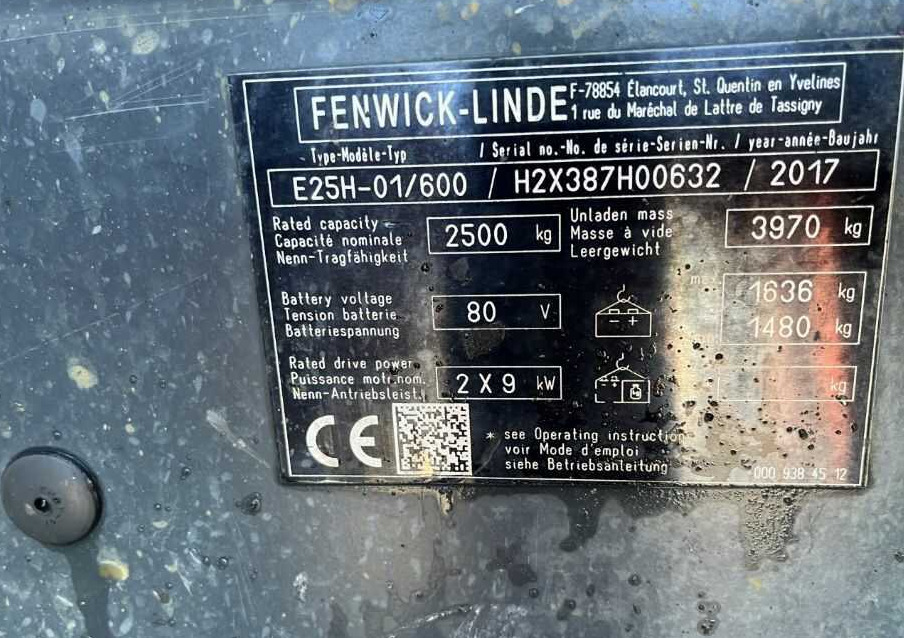 Elektroiekrāvējs Linde E25H-01/600: foto 6