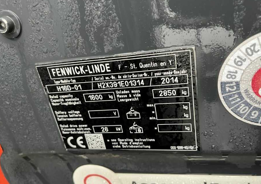 Linde H16D-01 - Dīzeļiekrāvējs: foto 4 Linde H16D-01 - Dīzeļiekrāvējs: foto 4