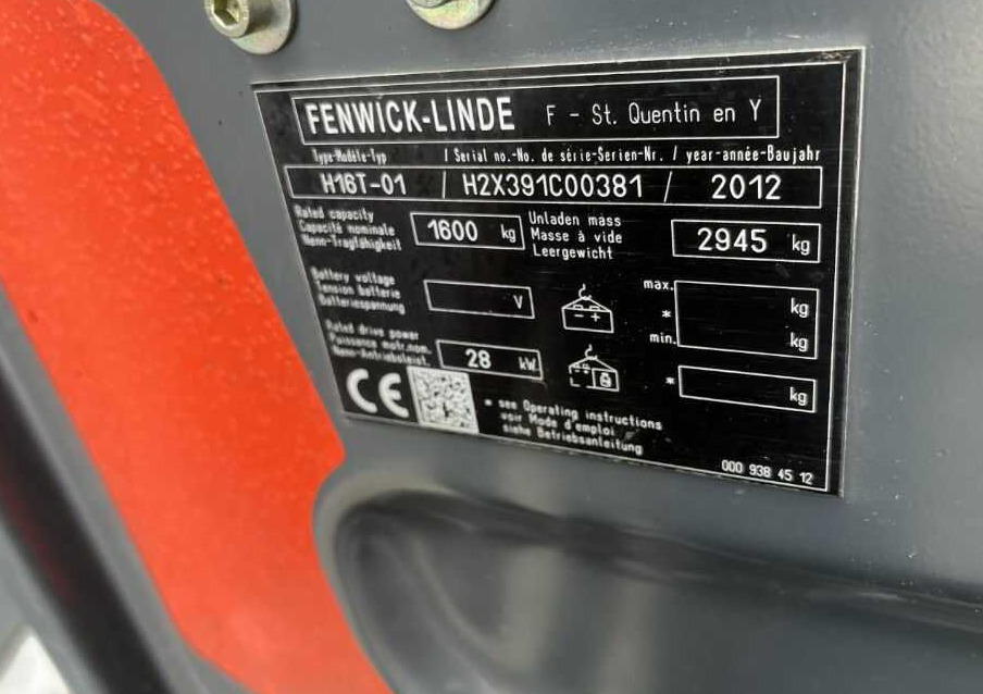 Linde H16T-01 - Gāzes iekrāvējs: foto 4 Linde H16T-01 - Gāzes iekrāvējs: foto 4