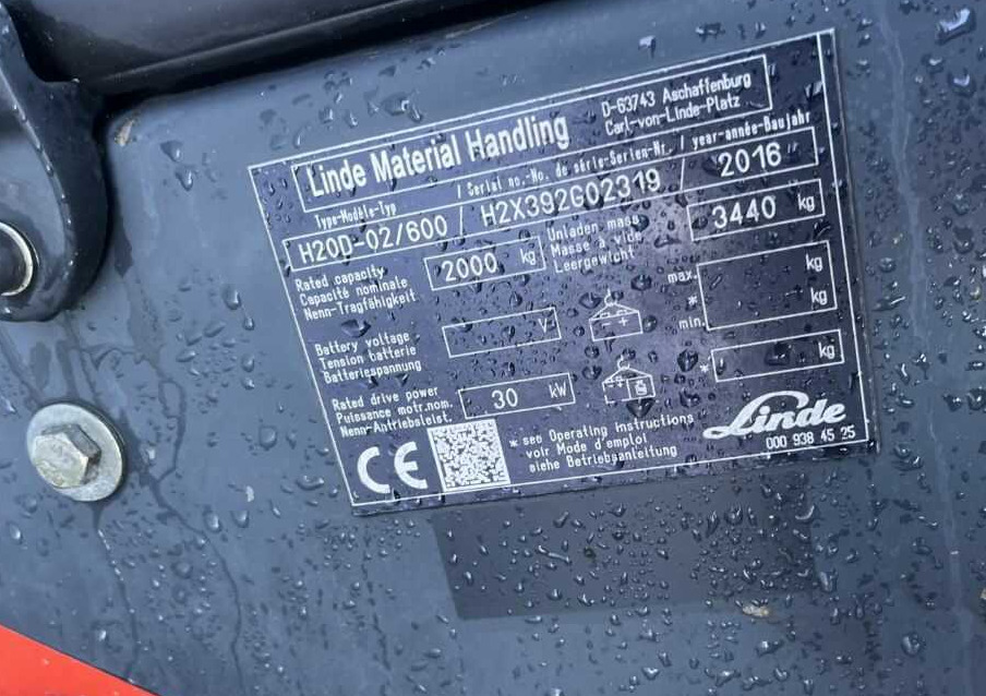 Linde H20D-02/600 - Dīzeļiekrāvējs: foto 4 Linde H20D-02/600 - Dīzeļiekrāvējs: foto 4