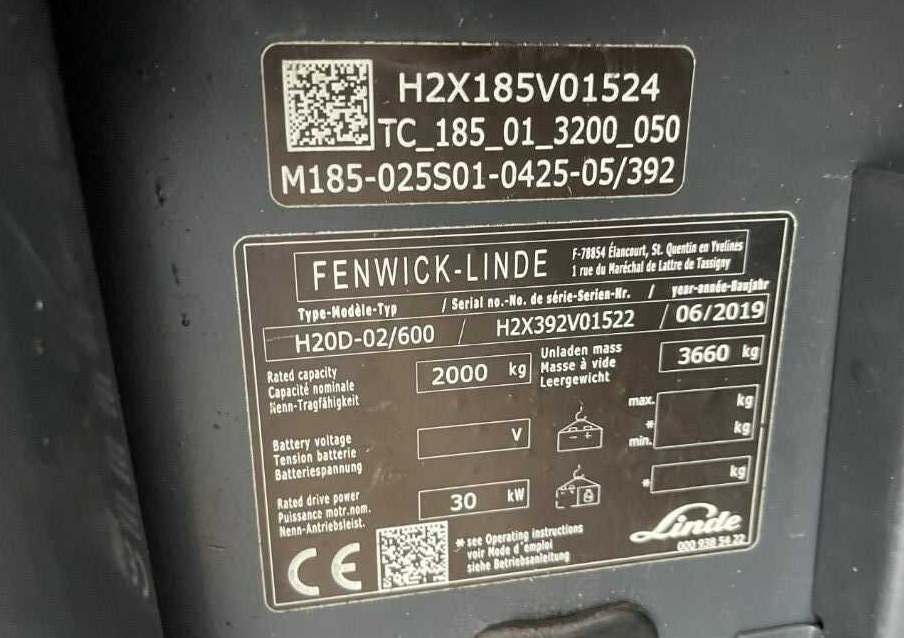 Linde H20D-02/600 - Dīzeļiekrāvējs: foto 4 Linde H20D-02/600 - Dīzeļiekrāvējs: foto 4