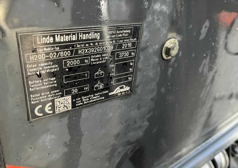 Linde H20D-02/600 - Dīzeļiekrāvējs: foto 4 Linde H20D-02/600 - Dīzeļiekrāvējs: foto 4