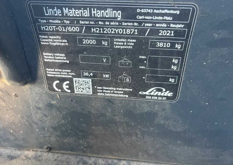 Linde H20T-01/600 - Gāzes iekrāvējs: foto 4 Linde H20T-01/600 - Gāzes iekrāvējs: foto 4