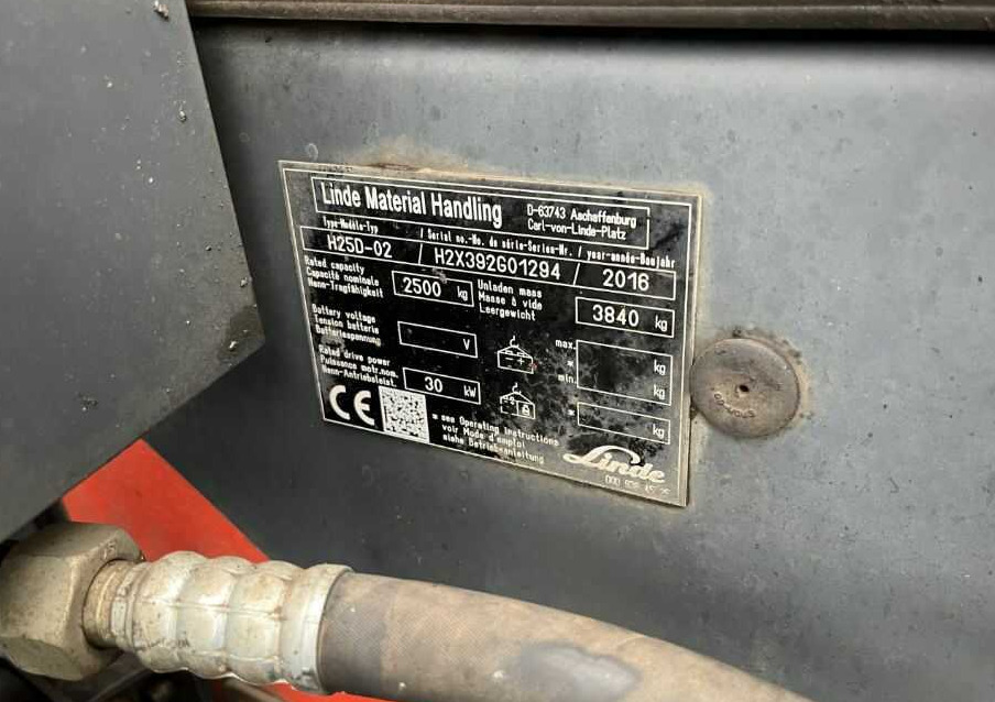 Linde H25D-02 - Dīzeļiekrāvējs: foto 4 Linde H25D-02 - Dīzeļiekrāvējs: foto 4