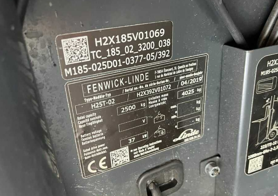 Linde H25T-02 - Gāzes iekrāvējs: foto 4 Linde H25T-02 - Gāzes iekrāvējs: foto 4