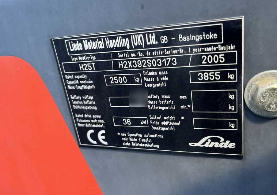 Linde H25T - Gāzes iekrāvējs: foto 4 Linde H25T - Gāzes iekrāvējs: foto 4