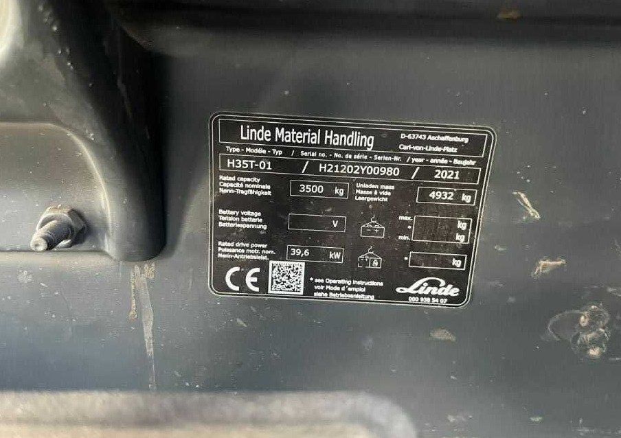 Linde H35T-01 - Gāzes iekrāvējs: foto 4 Linde H35T-01 - Gāzes iekrāvējs: foto 4