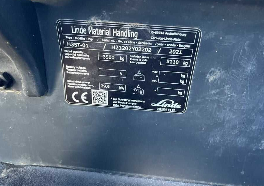 Linde H35T-01 - Gāzes iekrāvējs: foto 4 Linde H35T-01 - Gāzes iekrāvējs: foto 4