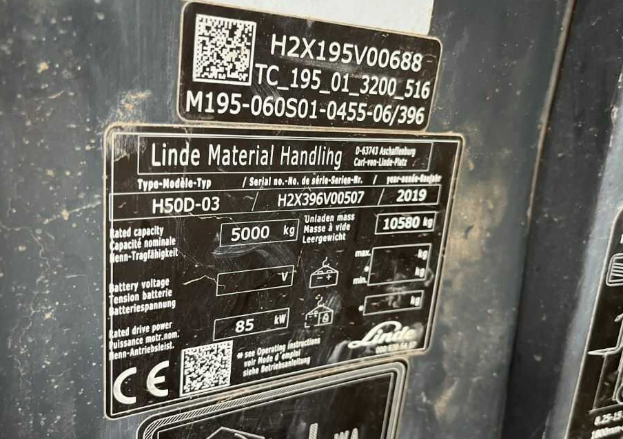 Linde H50D-03 - Dīzeļiekrāvējs: foto 5 Linde H50D-03 - Dīzeļiekrāvējs: foto 5
