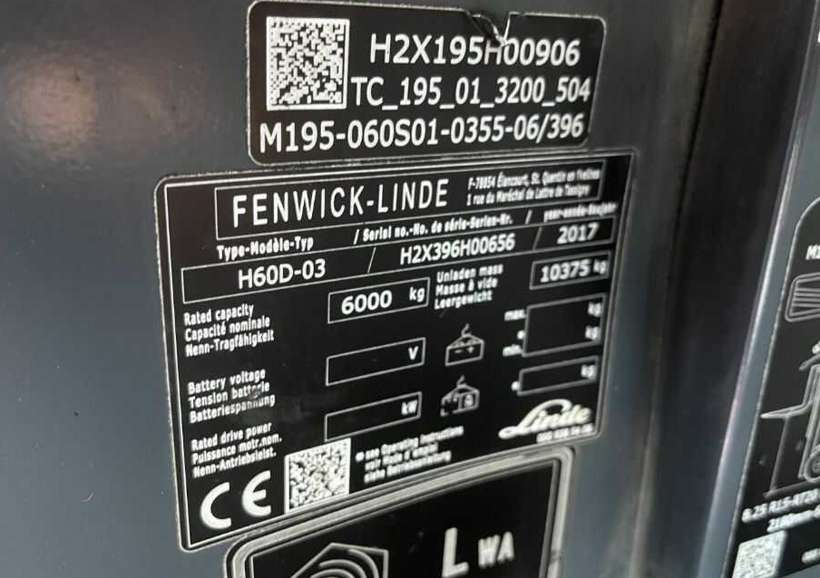 Linde H60D-03 - Dīzeļiekrāvējs: foto 4 Linde H60D-03 - Dīzeļiekrāvējs: foto 4