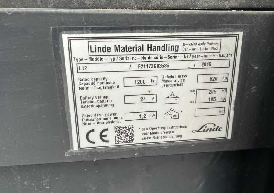 Linde L12 - Krautņotājs: foto 4 Linde L12 - Krautņotājs: foto 4