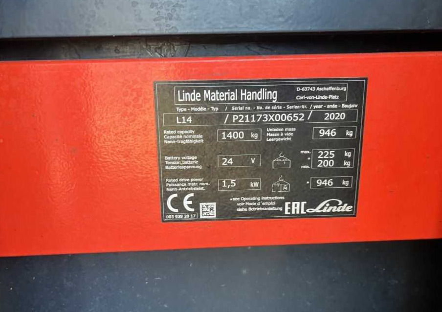 Linde L14 - Krautņotājs: foto 4 Linde L14 - Krautņotājs: foto 4