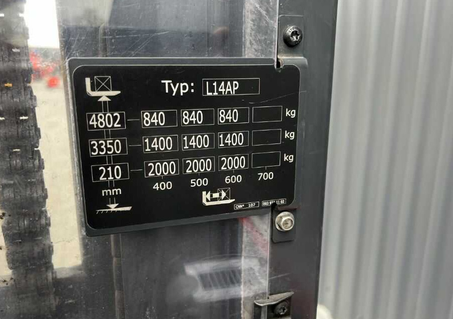 Linde L14AP - Krautņotājs: foto 2 Linde L14AP - Krautņotājs: foto 2