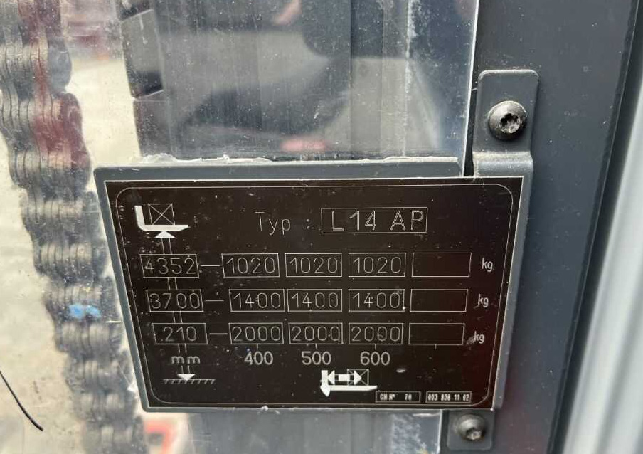 Linde L14AP - Krautņotājs: foto 5 Linde L14AP - Krautņotājs: foto 5