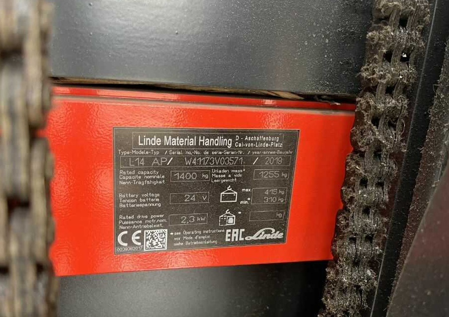 Linde L14APi - Krautņotājs: foto 4 Linde L14APi - Krautņotājs: foto 4
