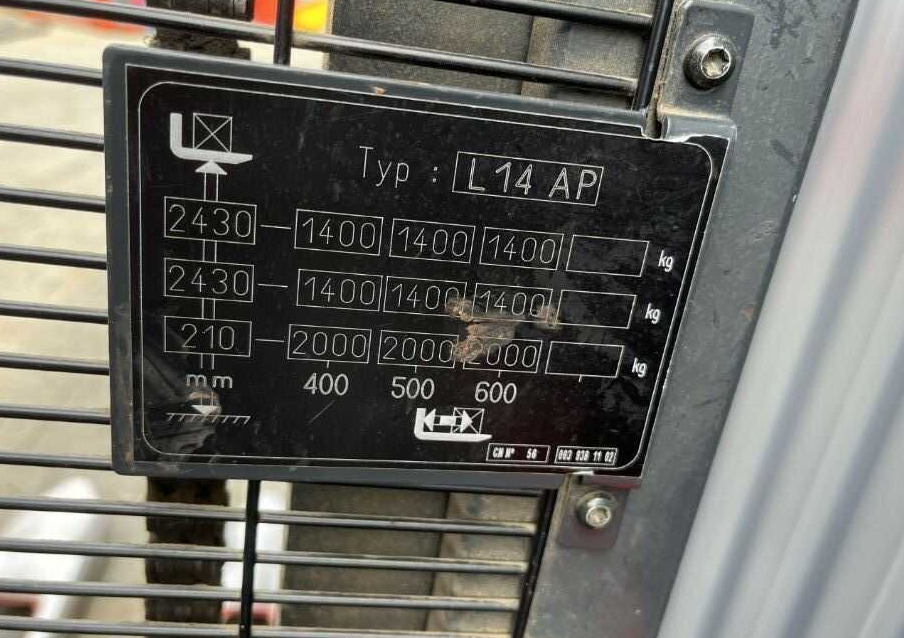 Linde L14lAP - Krautņotājs: foto 5 Linde L14lAP - Krautņotājs: foto 5