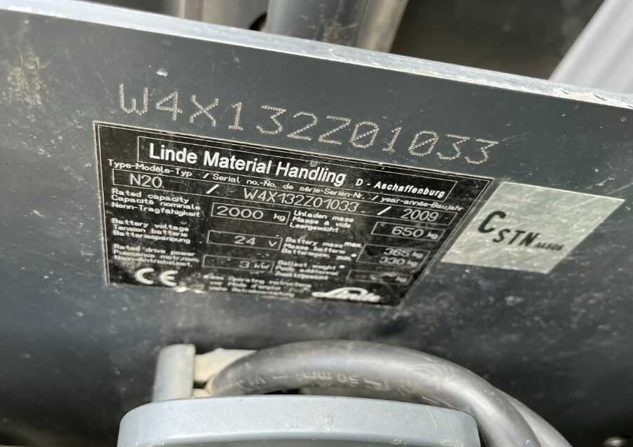Linde N20 - Komplektētājs: foto 4 Linde N20 - Komplektētājs: foto 4