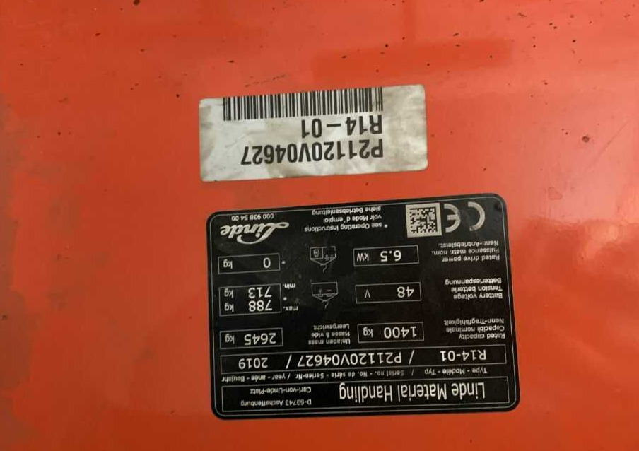 Linde R14-01 - Bīdmasta krautņotājs: foto 4 Linde R14-01 - Bīdmasta krautņotājs: foto 4
