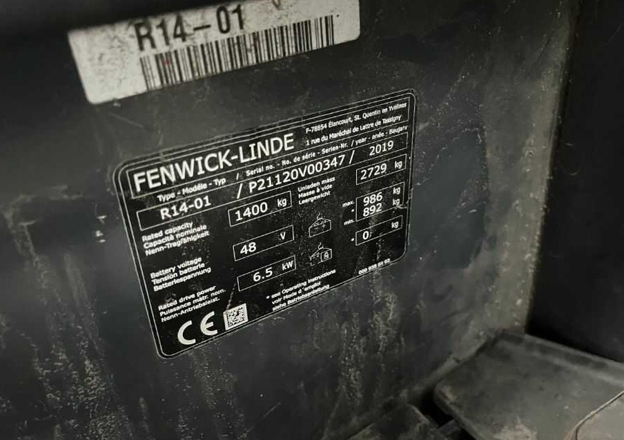 Linde R14-01 - Bīdmasta krautņotājs: foto 4 Linde R14-01 - Bīdmasta krautņotājs: foto 4