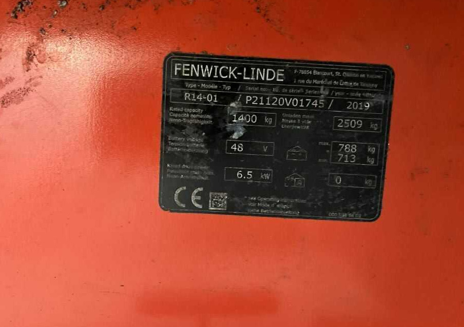 Linde R14-01 - Bīdmasta krautņotājs: foto 4 Linde R14-01 - Bīdmasta krautņotājs: foto 4