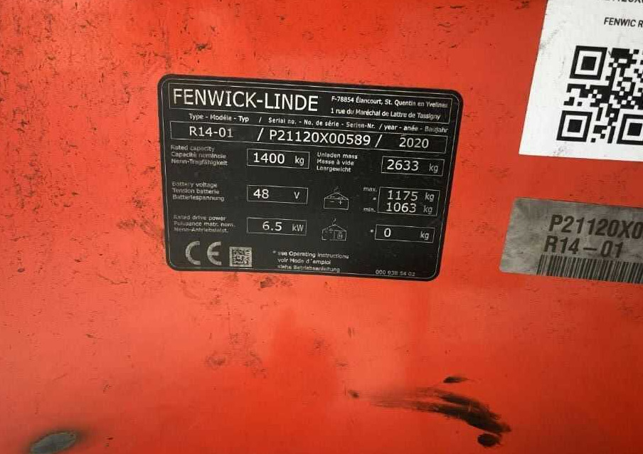 Linde R14 - Bīdmasta krautņotājs: foto 4 Linde R14 - Bīdmasta krautņotājs: foto 4