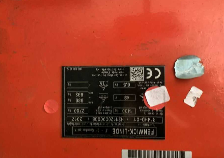 Linde R14HD-01 - Bīdmasta krautņotājs: foto 4 Linde R14HD-01 - Bīdmasta krautņotājs: foto 4