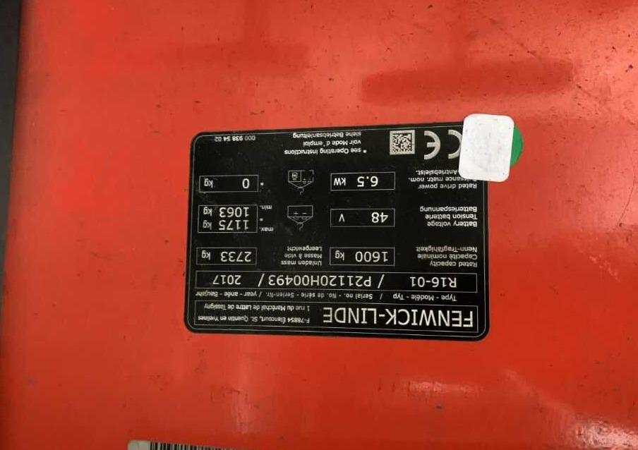 Linde R16-01t - Bīdmasta krautņotājs: foto 4 Linde R16-01t - Bīdmasta krautņotājs: foto 4
