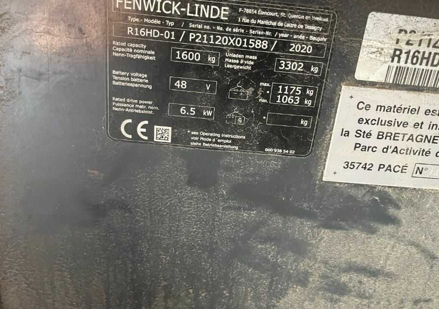 Linde R16HD-01 - Bīdmasta krautņotājs: foto 4 Linde R16HD-01 - Bīdmasta krautņotājs: foto 4