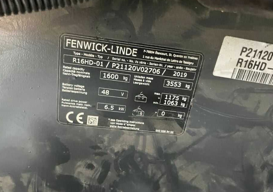 Linde R16HD-01 - Bīdmasta krautņotājs: foto 4 Linde R16HD-01 - Bīdmasta krautņotājs: foto 4