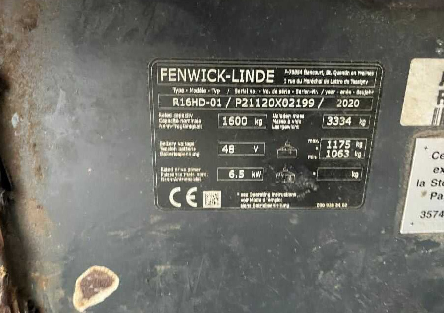 Linde R16HD-01 - Bīdmasta krautņotājs: foto 4 Linde R16HD-01 - Bīdmasta krautņotājs: foto 4