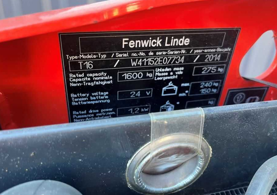 Linde T18 - Rokas palešu ratiņi: foto 5 Linde T18 - Rokas palešu ratiņi: foto 5