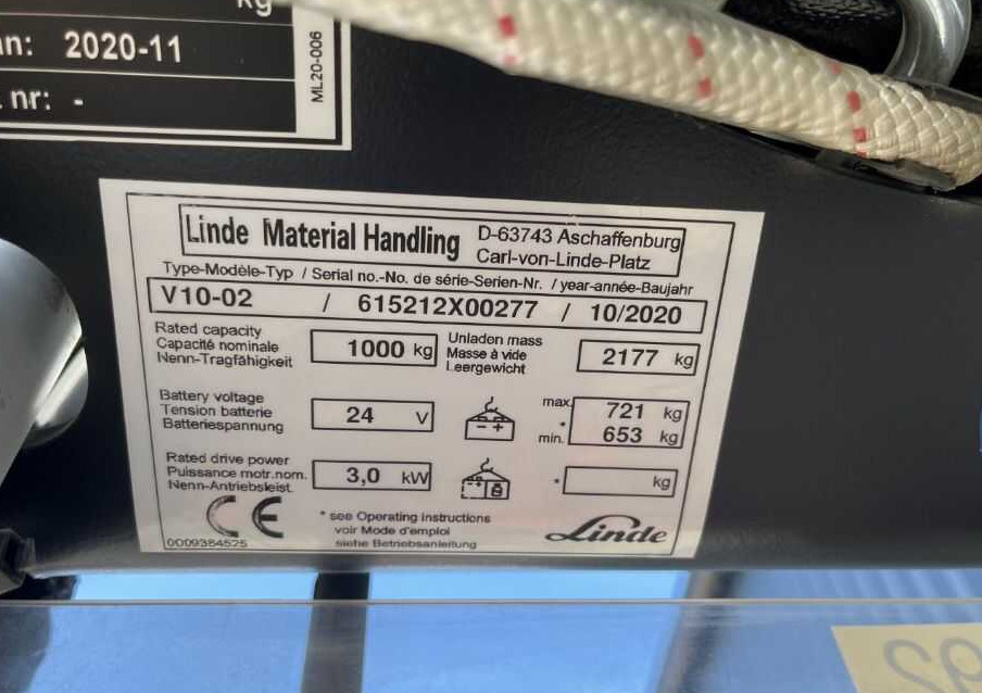 Linde V10 - Komplektētājs: foto 4 Linde V10 - Komplektētājs: foto 4